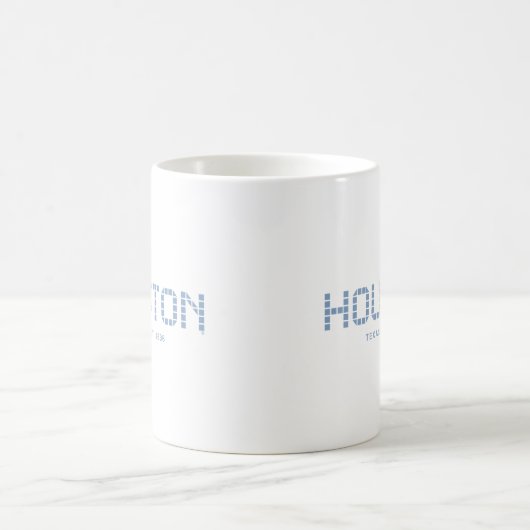 Houston Tile, Blue Tile, Houston Texas Kaffeetasse (Mittel)