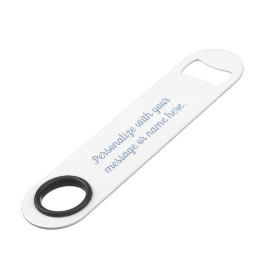 Houston Tile, Blue Tile, Houston Texas Speed Flaschenöffner (Rückseite Schrägansicht)