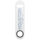 Houston Tile, Blue Tile, Houston Texas Speed Flaschenöffner (Vorderseite)