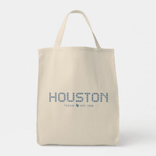 Houston Tile, Blue Tile, Houston Texas Tragetasche