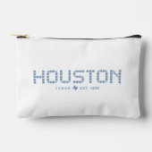 Houston Tile, Blue Tile, Houston Texas Zubehörtasche (Vorderseite)