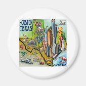 Houston TX Magnet (Vorne)
