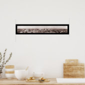 Houston TX Panorama Foto 1910 Poster (Küche)