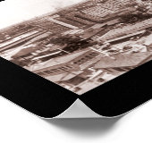 Houston TX Panorama Foto 1924 Poster (Ecke)