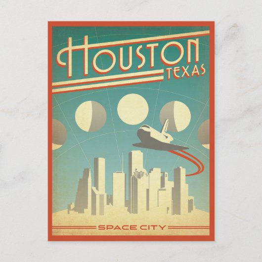 Houston, TX Postkarte (Vorderseite)