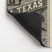 Houston und Texas Central Railas durch Texas 2 Mousepad (Ecke)