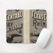 Houston und Texas Central Railas durch Texas 2 Mousepad (Mit Mouse)