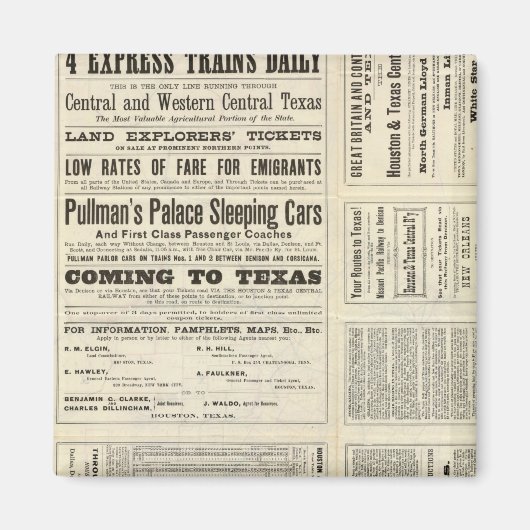 Houston und Texas Zentralbahn durch Texas Magnet (Vorne)