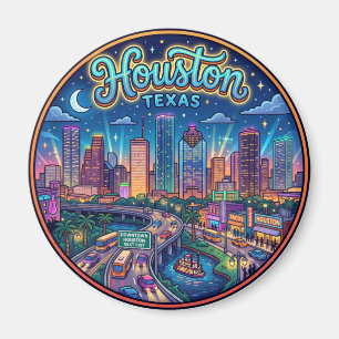 Houston USA Magnet