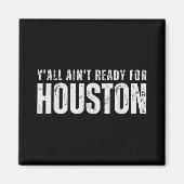 Houston Vs All Yall Magnet (Vorne)