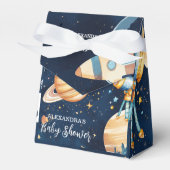Houston We Have A Boy Outer Space Geschenkschachtel (Vorderseite)