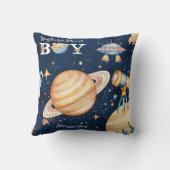 Houston We Have A Boy Outer Space Kissen (Rückseite)