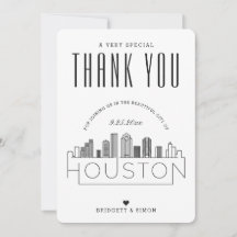 Houston Wedding | Vielen Dank + Foto-Karte
