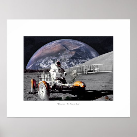 Houston Wir fanden ihn Poster (Vorne)