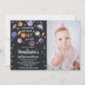 Houston, wir haben ein Foto für den Weltraum Einladung (Vorderseite)