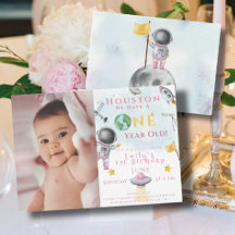 Houston Wir haben ein Jahr alte Raumfähre Astronau