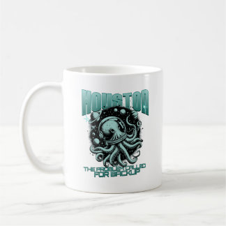 Houston Wir haben ein Problem Lustiger Oktopus Wel Kaffeetasse