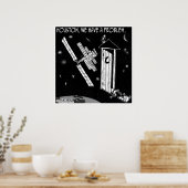 Houston, wir haben ein Problem Poster (Küche)