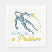 Houston wir haben ein Problem Serviette (Vorderseite)