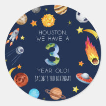 Houston wir haben eine 3 Jahre alte 3. Geburtstags