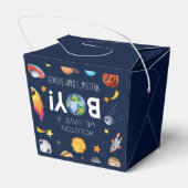 Houston, wir haben eine junge Galaxy Baby-Dusche Geschenkschachtel (Rückseite)