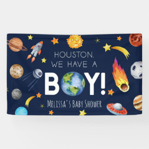 Houston, wir haben eine junge Galaxy Space Babydus Banner