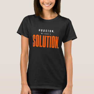 Houston wir haben eine Lösung Fußball Orange T-Shirt