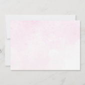 Houston, wir haben eine Mädchennutzdusche im Weltr Einladung (Rückseite)