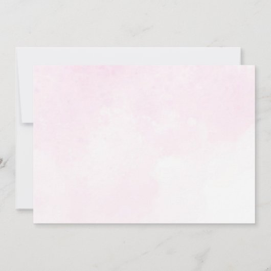 Houston, wir haben eine Mädchennutzdusche im Weltr Einladung (Rückseite)