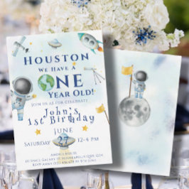 Houston, wir haben einen einjährigen Raumfahrer Einladung