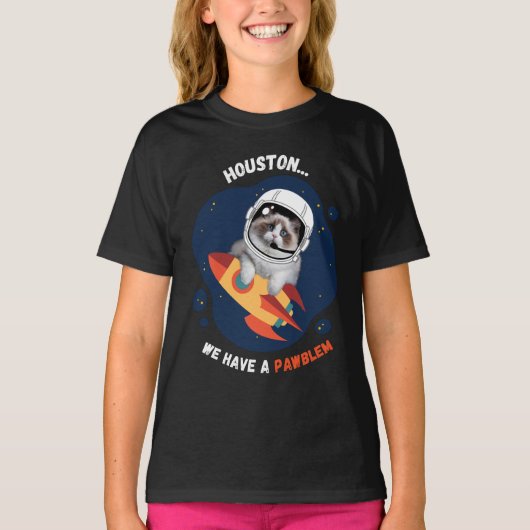 Houston, wir haben einen PAWblem-T - Shirt (Vorderseite)