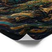  Houston World Cup 2026 Night Reflection Soccer Poster (Ecke)