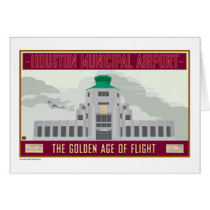 HoustonMunicipal Flughafen-Karte