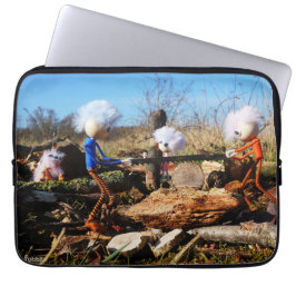 Houtzagerij van de Fubby's. Laptopschutzhülle