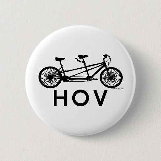 HOV Tandem-Fahrrad Button (Vorderseite)