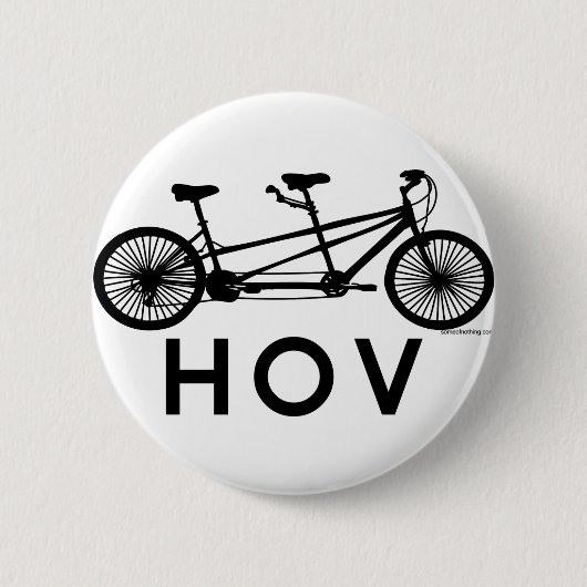 HOV Tandem-Fahrrad Button (Vorderseite)