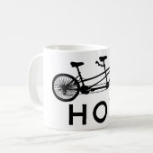 HOV Tandem-Fahrrad Kaffeetasse (Vorderseite Links)