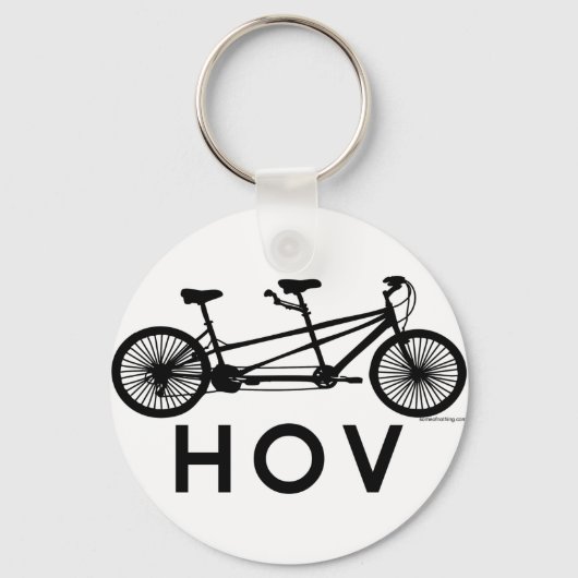 HOV Tandem Fahrrad Schlüsselanhänger (Vorderseite)