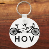 HOV Tandem Fahrrad Schlüsselanhänger (Vorderseite)