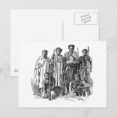 Hova in Madagaskar Postkarte (Vorne/Hinten)