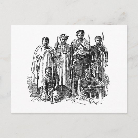 Hova in Madagaskar Postkarte (Vorderseite)