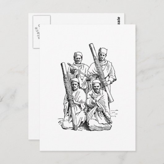 Hova Musicians Postkarte (Vorne/Hinten)