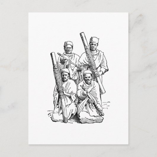 Hova Musicians Postkarte (Vorderseite)