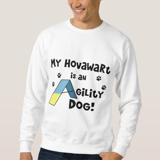 Hovawart Agility-Hund Sweatshirt (Vorderseite)