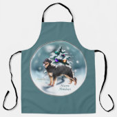 Hovawart Christmas Schürze (Vorderseite)