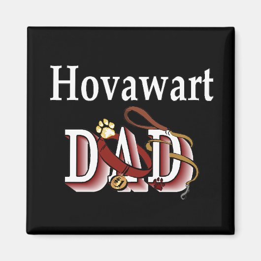 Hovawart dad Magnet (Vorne)