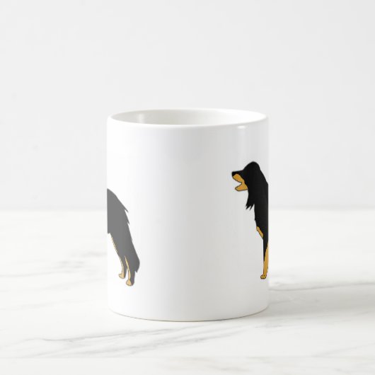 hovawart FarbSilhouette Kaffeetasse (Mittel)