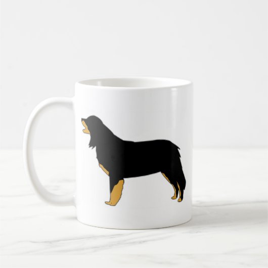 hovawart FarbSilhouette Kaffeetasse (Links)