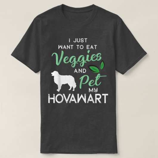 Hovawart Funny Vegan Dog Lover Eigentümer Xmas Geb T-Shirt (Design vorne)