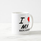 hovawart Liebe Kaffeetasse (VorderseiteRechts)